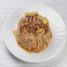 Rice with Baladi Sausage on Saj